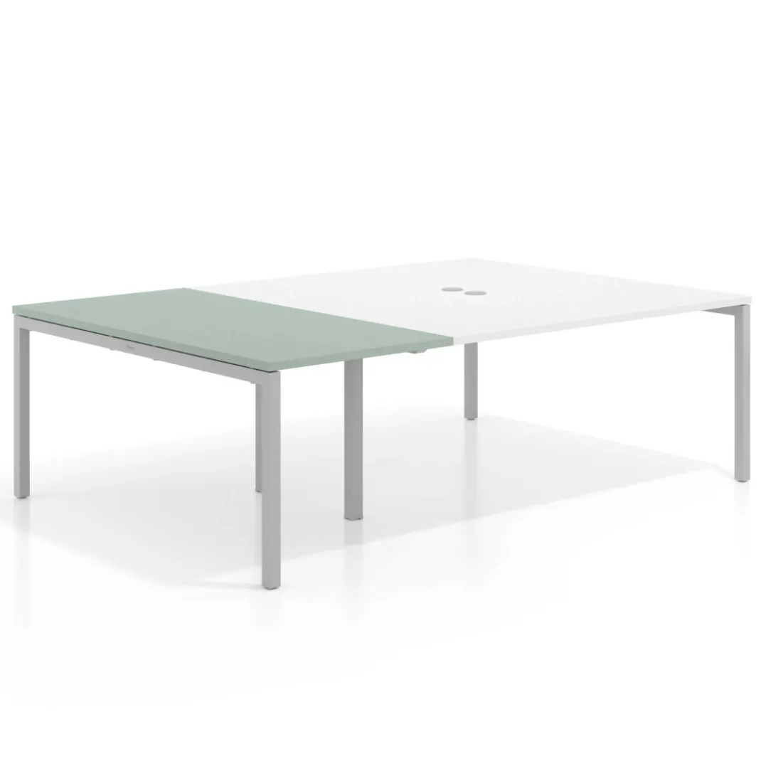 Mesa de cabecera kube para bench 166 estructura aluminio