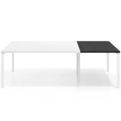 Mesa de cabecera kube para bench 166 estructura blanca