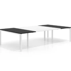 Mesa de cabecera kube para bench 166 estructura blanca