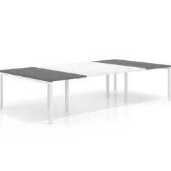 Mesa de cabecera kube para bench 166 estructura blanca