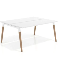 Mesa de oficina multipuesto Arki para 2 personas fondo 126 cm