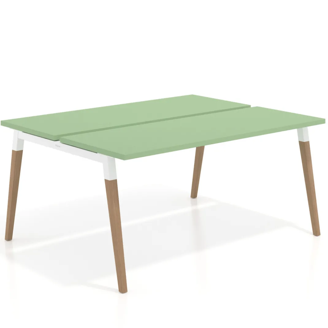 Mesa de oficina multipuesto Arki para 2 personas fondo 126 cm