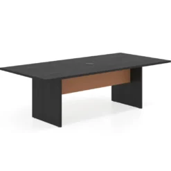Mesa de Reuniones Rectangular Work Plus estructura bocamina