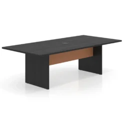 Mesa de Reuniones Rectangular Work Plus estructura bocamina