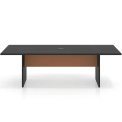 Mesa de Reuniones Rectangular Work Plus estructura bocamina