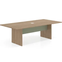 Mesa de Reuniones Rectangular Work Plus estructura naturale