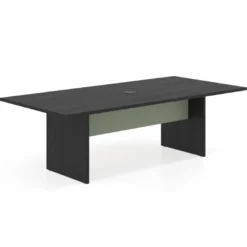 Mesa de Reuniones Rectangular Work Plus estructura bocamina