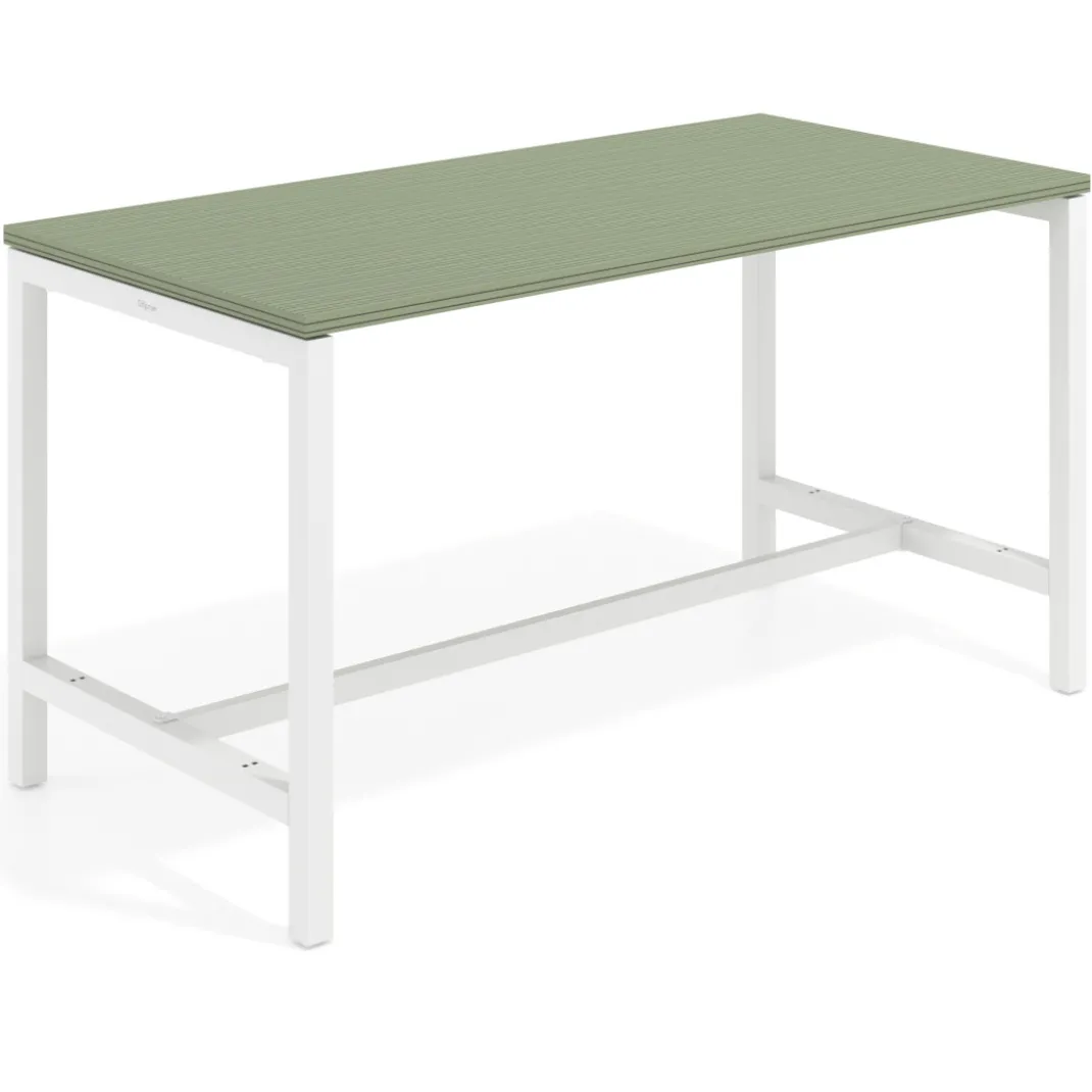 Mesa de trabajo expositor Kube estructura blanca