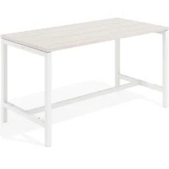 Mesa de trabajo expositor Kube estructura blanca