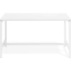 Mesa de trabajo expositor Kube estructura blanca