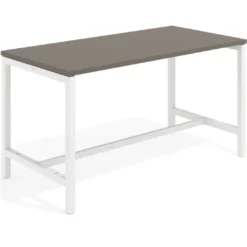 Mesa de trabajo expositor Kube estructura blanca