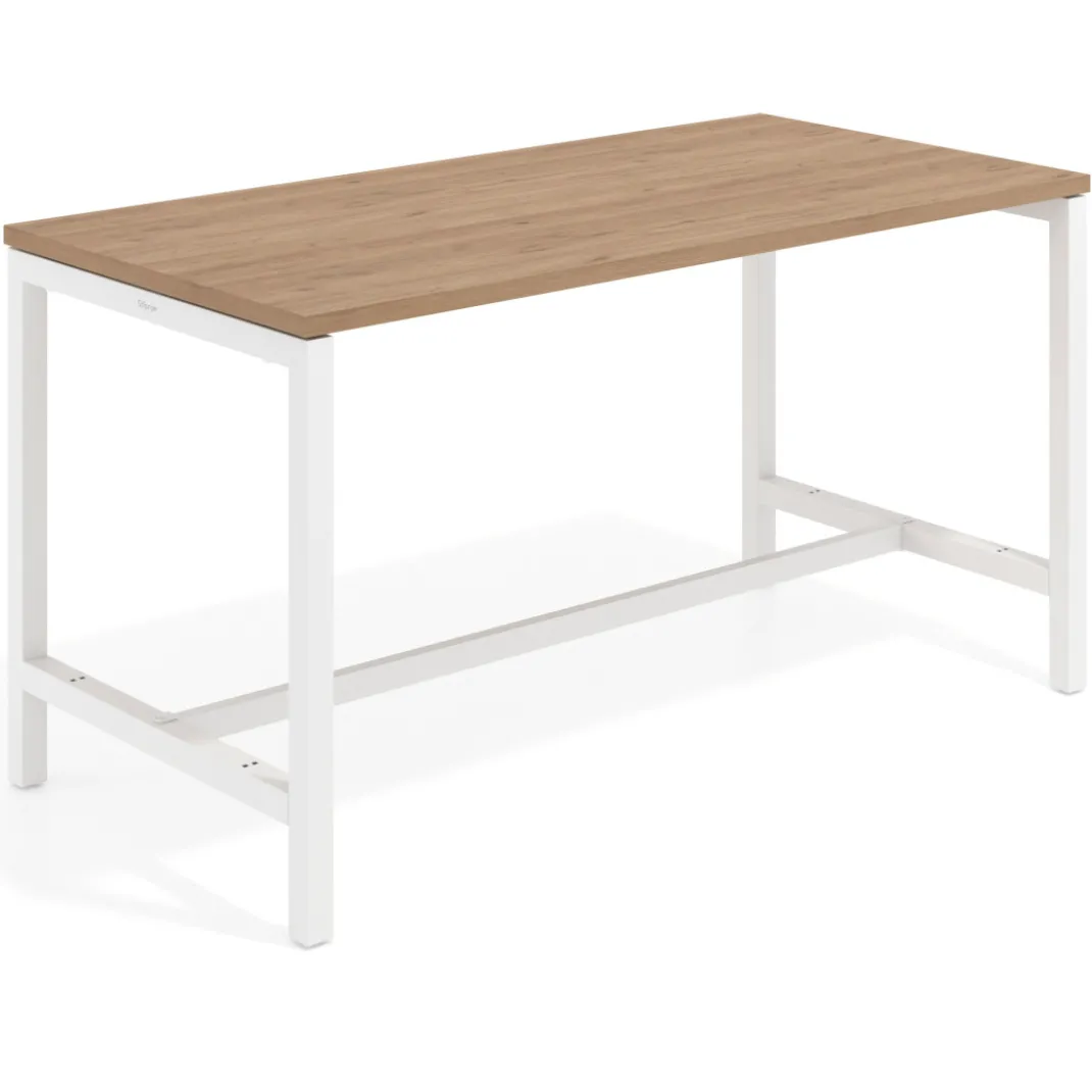 Mesa de trabajo expositor Kube estructura blanca