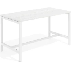 Mesa de trabajo expositor Kube estructura blanca