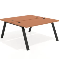Mesa multipuesto UvePro Bench fondo 166 cm, estructura negra
