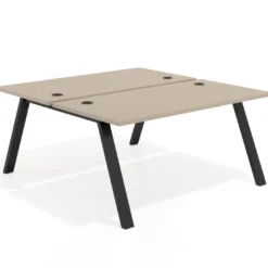 Mesa multipuesto UvePro Bench fondo 166 cm, estructura negra