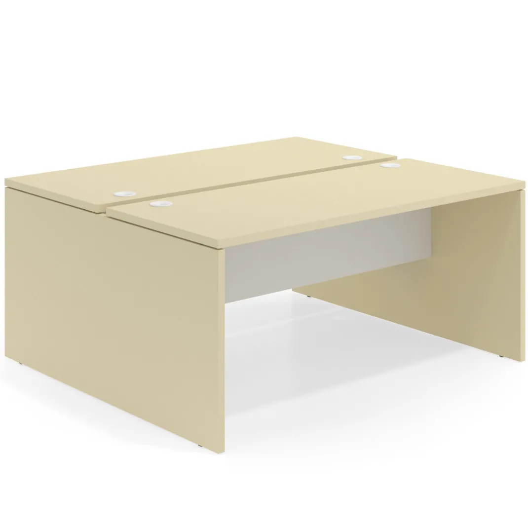 Mesa Multipuesto Work Bench fondo 142 diseño bicolor