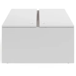 Mesa Multipuesto Work Bench fondo 142 estructura blanco mate