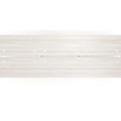 Mesa oficina multipuesto bench Kube triple, fondo 166 cm, estructura blanco