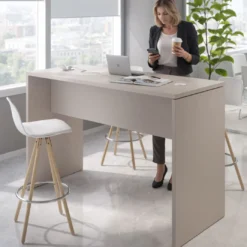 Mesa Alta de Oficina WorkPlus diseño monocolor