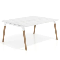 Mesa coworking de reuniones Arki fondo 126 cm, sobre recto