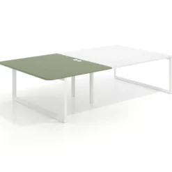 Mesa de cabecera Delta para bench 166 estructura blanca