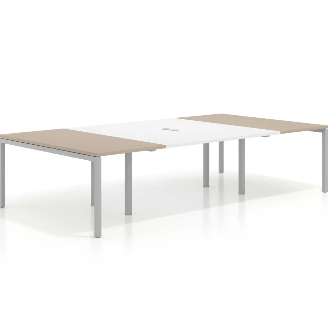 Mesa de cabecera kube para bench 166 estructura aluminio