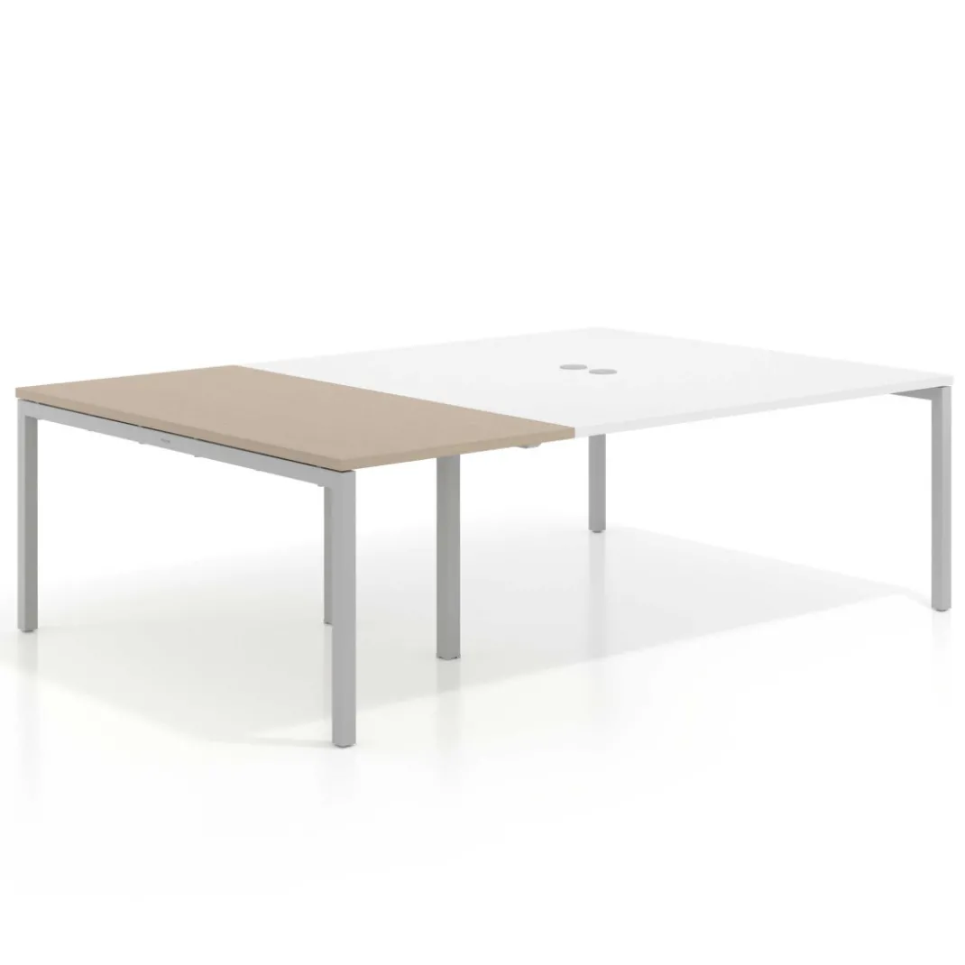 Mesa de cabecera kube para bench 166 estructura aluminio