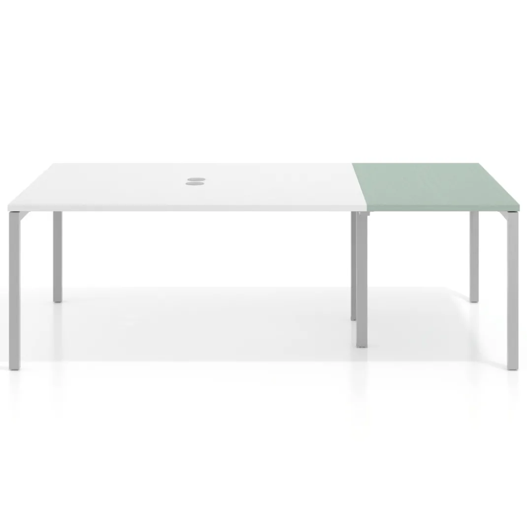 Mesa de cabecera kube para bench 142 estructura aluminio