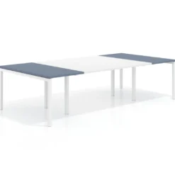 Mesa de cabecera kube para bench 142 estructura blanca
