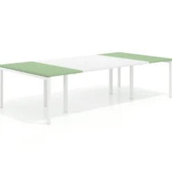 Mesa de cabecera kube para bench 142 estructura blanca