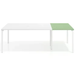 Mesa de cabecera kube para bench 142 estructura blanca