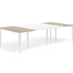 Mesa de cabecera kube para bench 142 estructura blanca