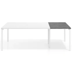 Mesa de cabecera kube para bench 142 estructura blanca