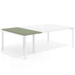 Mesa de cabecera kube para bench 142 estructura blanca
