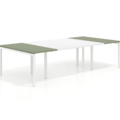 Mesa de cabecera kube para bench 142 estructura blanca