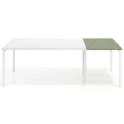 Mesa de cabecera kube para bench 142 estructura blanca