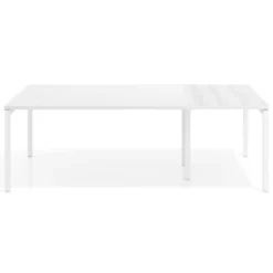 Mesa de cabecera kube para bench 142 estructura blanca