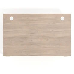 Mesa de despacho ejecutiva Delta fondo 100cm, estructura blanca