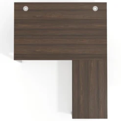 Mesa de dirección en L Kube fondo 100cm con ala WorkPlus estructura aluminio