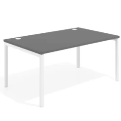 Mesa de dirección Kube fondo 100cm estructura blanca