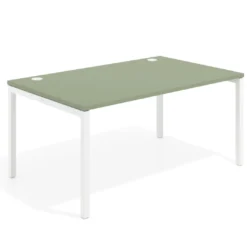 Mesa de dirección Kube fondo 100cm estructura blanca