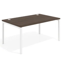 Mesa de dirección Kube fondo 100cm estructura blanca