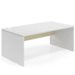 Mesa de Dirección Work Plus fondo 100 estructura blanco mate
