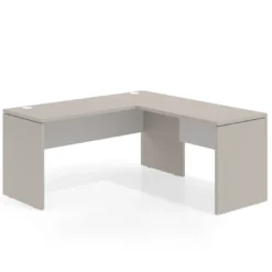 Mesa de Escritorio con ala Work Plus fondo 60 diseño bicolor