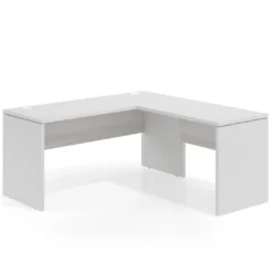 Mesa de Escritorio con ala Work Plus fondo 60 estructura blanco mate