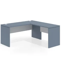 Mesa de Escritorio con ala Work Plus fondo 60 diseño bicolor
