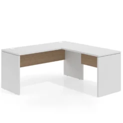 Mesa de Escritorio con ala Work Plus fondo 60 diseño rayado