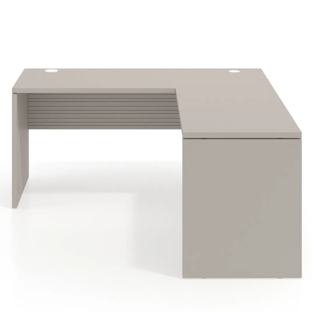 Mesa de Escritorio con ala Work Plus fondo 60 diseño rayado