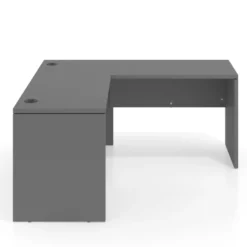 Mesa de Escritorio con ala Work Plus fondo 60 diseño monocolor