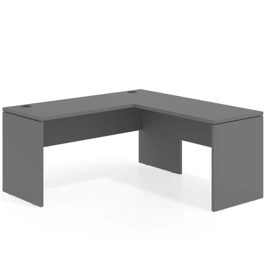 Mesa de Escritorio con ala Work Plus fondo 60 diseño monocolor